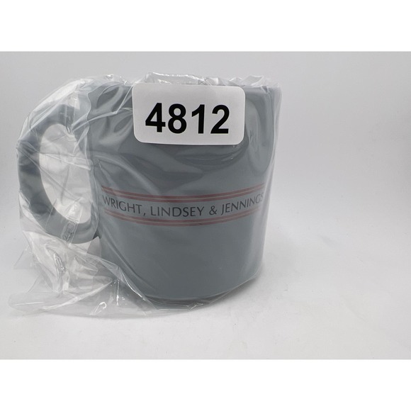 Wright Lidnesy Jennings Advertising Coffee Mug Cup Vintage Gray - Picture 8 of 8